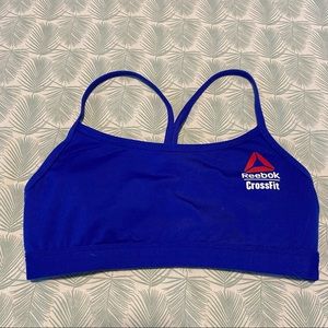 XS Reebok CrossFit Sports Bra - Royal Blue